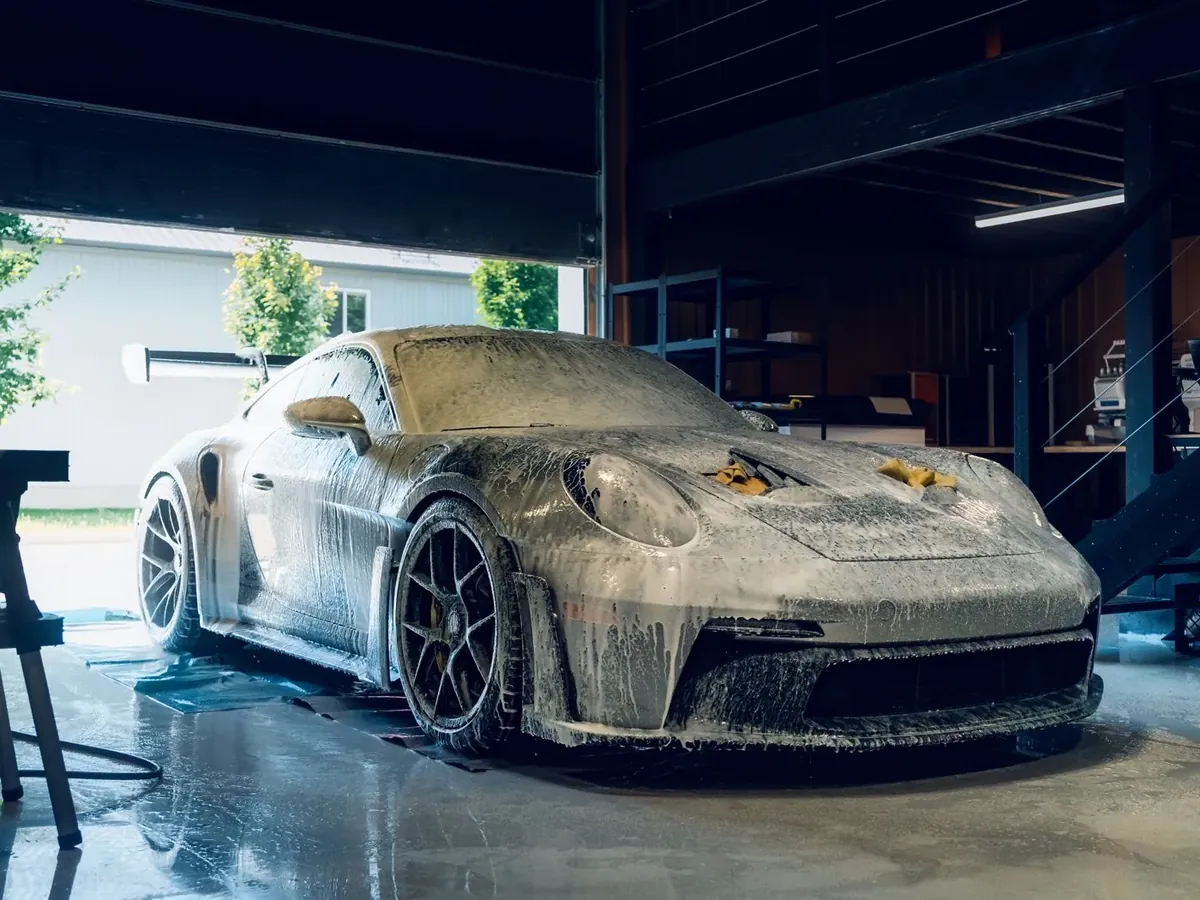 Porsche GT3 RS — côté sous la mousse